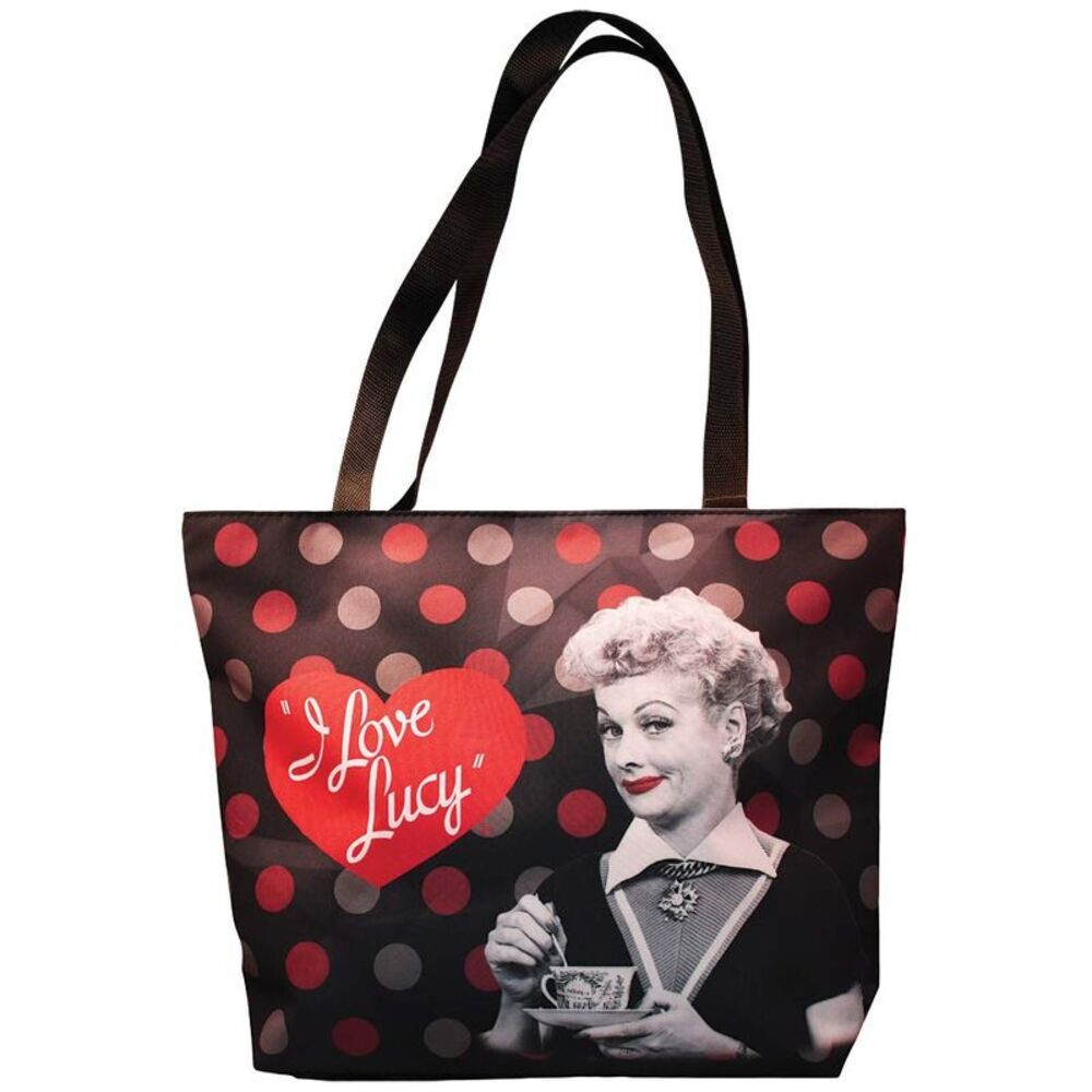 I Love Lucy Polka Dots Tote Bag